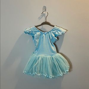 Toddler girl skirted leotard ballet dress